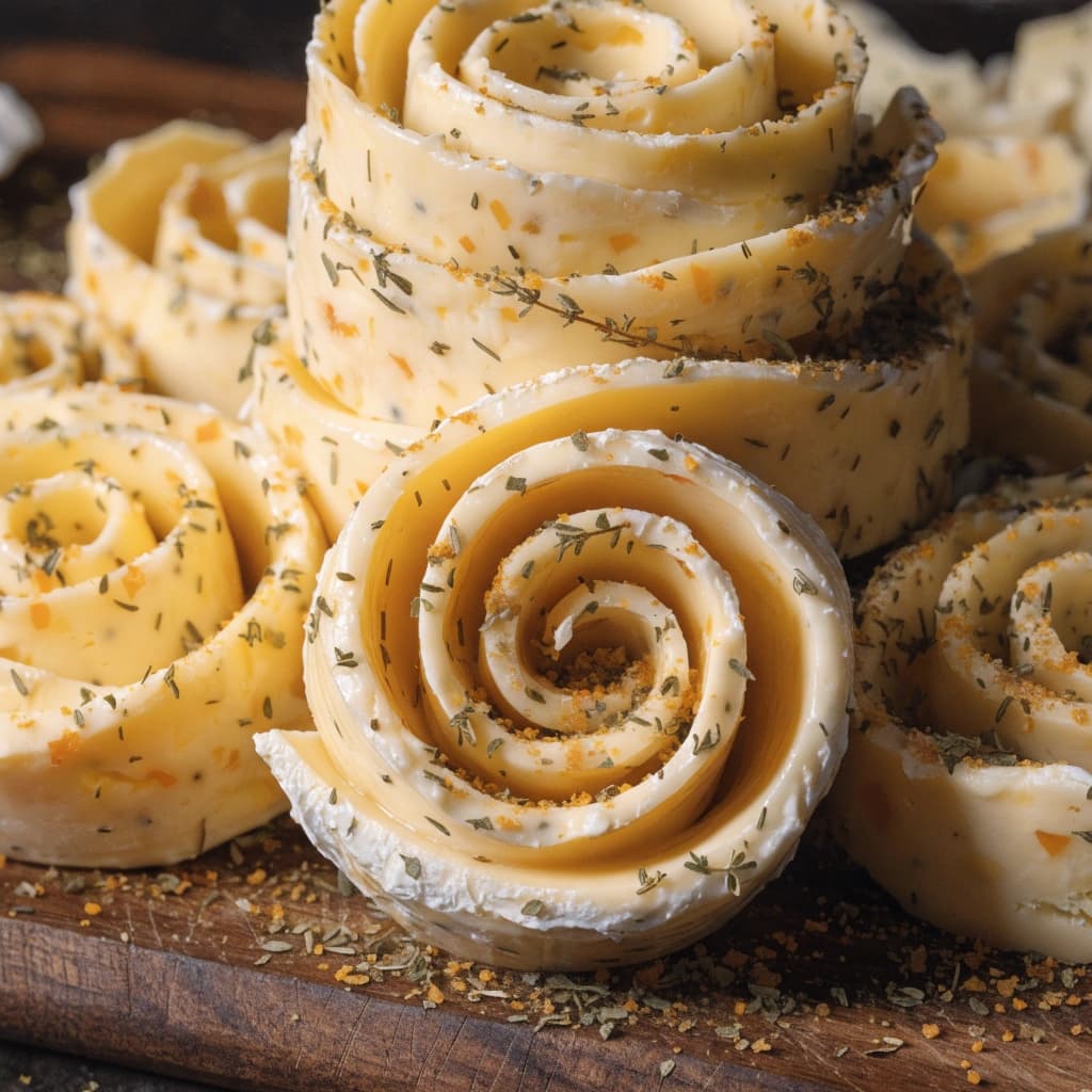 Сыр нарезанный розочкой
